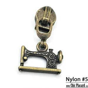 Sewing machine - Nylon zipper slider #5