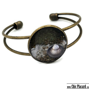 Coquillage - Bracelet en métal par Créations entre vents et marées