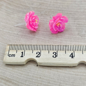 Fleurs - Boucles d'oreilles *brille dans le noir*