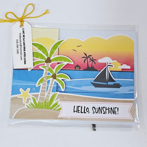 Hello, sunshine ! - Carte de voeux par Linda