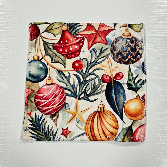 Boule de Noël - Serviette de table en microfibre