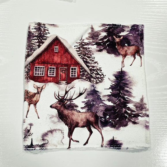 Cabane dans les bois - Serviette de table en microfibre