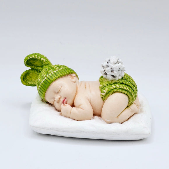 Figurine de bébé (vert)