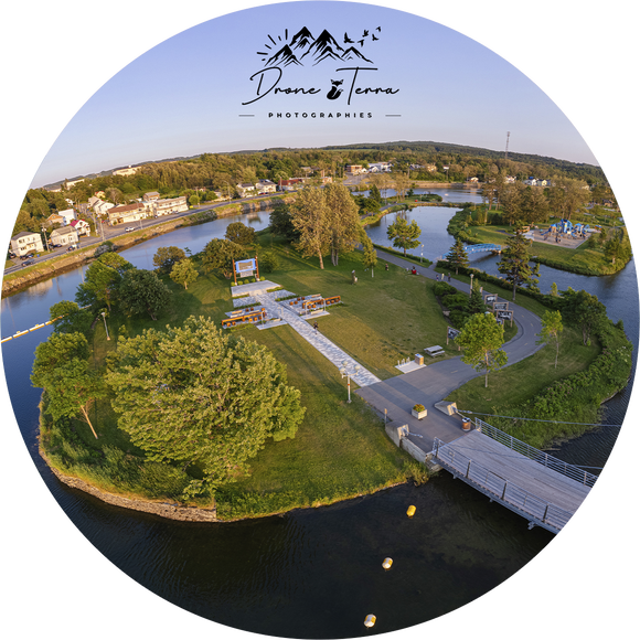 Parc des Iles de Matane - Drone Terra - Sous-verre