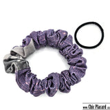 3 wraps scrunchie CP38 mauve linen