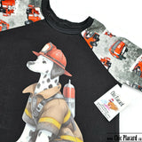 Camions de pompiers - T-shirt 6T