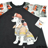 Camions de pompiers - T-shirt 6T