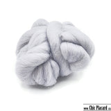 Pale gray - Felting wool 50g