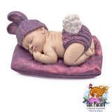 Figurine de bébé (violet)