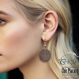 Terre - Boucles d'oreilles par Cuir & Mer