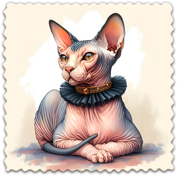 Sphynx chic - Lingette hyperdouce en microfibre
