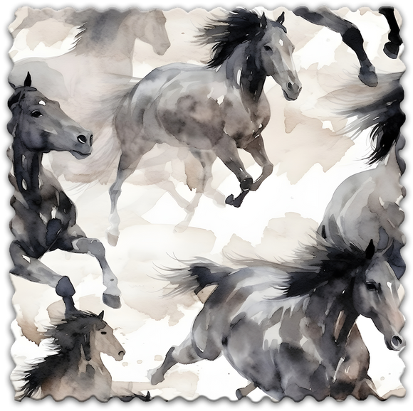 Chevaux #2 - Lingette hyperdouce en microfibre