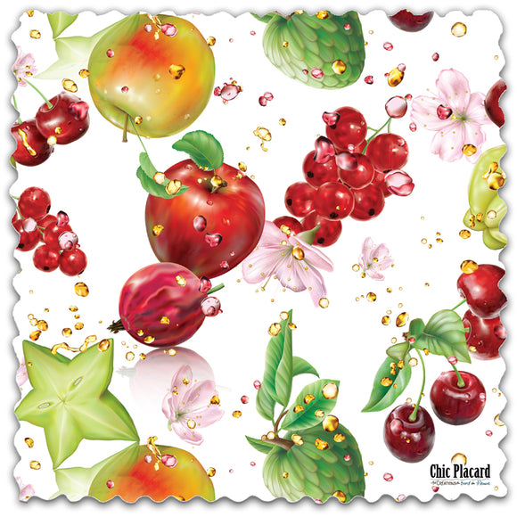 Fruits - Lingette hyperdouce en microfibre
