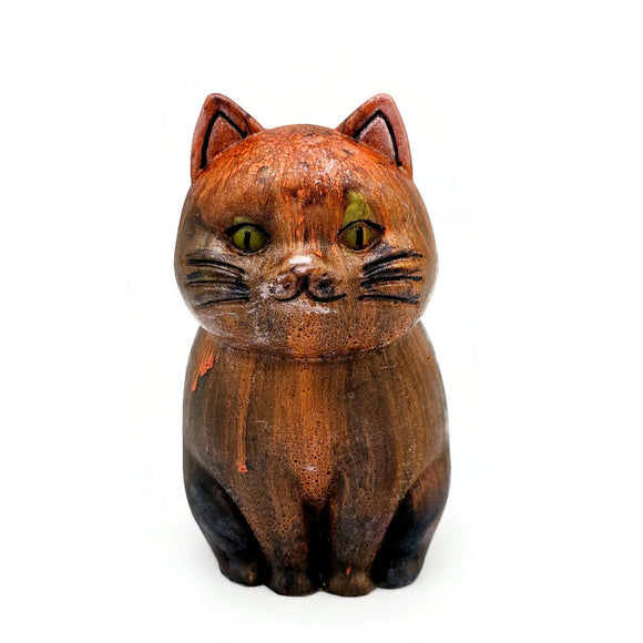 Statuette de chat en epoxy