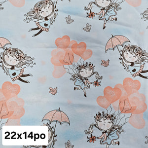 Gamine - Jersey CL PRÉ-LAVÉ 22x14po