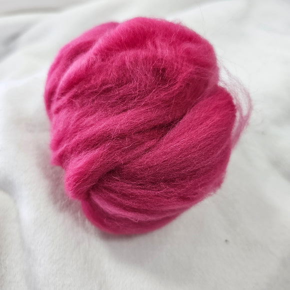 Rose intense #197 - Laine à feutrer