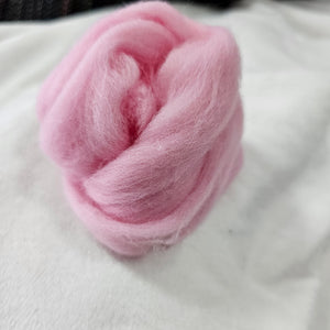 Rose barbe à papa #93 - Laine à feutrer