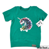 T-shirt vert tropiques - 3T