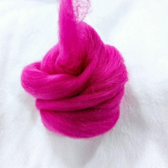 Rose #106 - Laine à feutrer