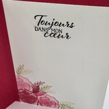 Toujours dans mon coeur - Carte de voeux par Linda