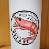 Shrimp from Matane - Aluminum cup with straw