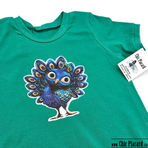 Green tropical t-shirt - 4T