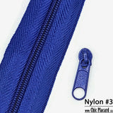 Bleu pigeon - Curseur pour zip nylon #3