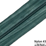 Sage green - Zipper Nylon #3 (1/2m) 