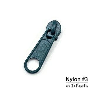 Vert sauge - Curseur pour zip nylon #3