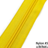 Jaune jonquille - Zipper Nylon #5 (au 1/2m)