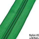 Vert tendre - Zipper Nylon #5 (au 1/2m)