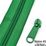 Vert tendre - Zipper Nylon #5 (au 1/2m)