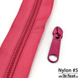 Bright pink - Zipper Nylon #5 (1/2m) 