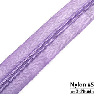 Lilac - Zipper Nylon #5 (1/2m) 